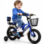 Vélo Enfant Taille 12 avec Roulettes & Panier – 2 à 5 ans
