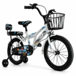 Vélo enfant 16 pouces avec panier et siège arrière