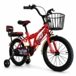 Vélo enfant 16 pouces avec panier et siège arrière