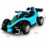 Voiture Électrique Enfant Style F1 – 12V bleu