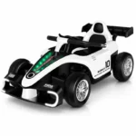 Voiture Électrique Enfant Style F1 – 12V blanche
