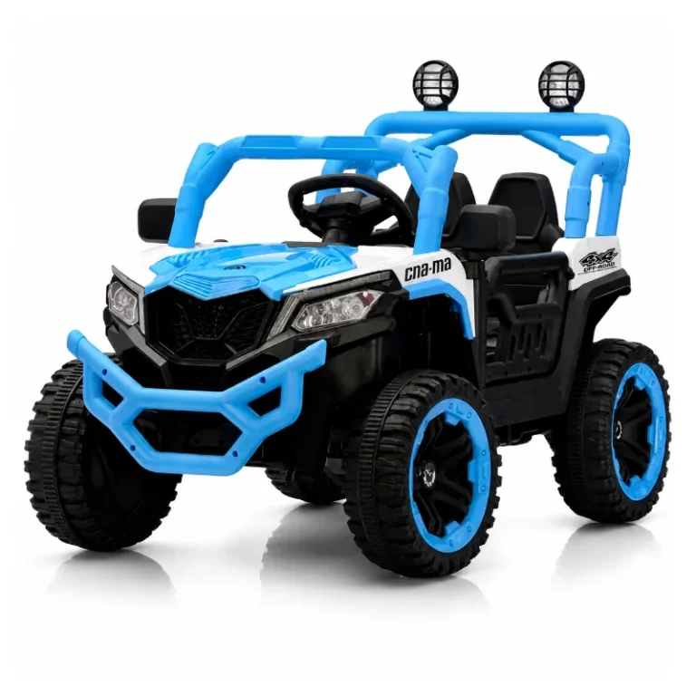Voiture Électrique Tout-Terrain Enfant – 2 Places bleu