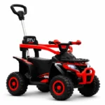 auto poussoir électrique rouge
