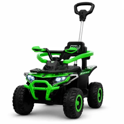 auto poussoir électrique vert