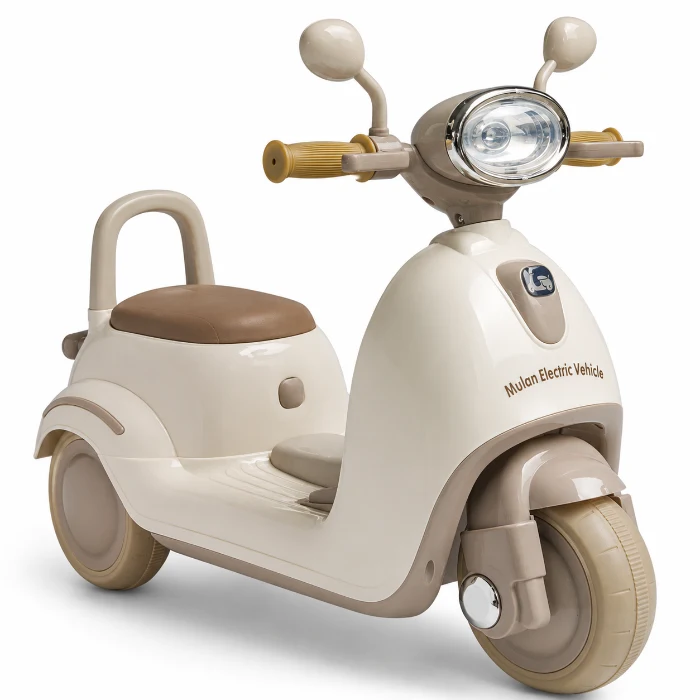 moto électrique moto électrique pour garçon beige