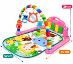 Tapis d’Éveil Bébé avec Piano Musical – Image 2