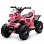 Quad électrique Dinosaure V11 rose
