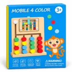 Jeu éducatif en bois – Mobile 4 Colors