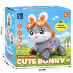 Jouet Lapin Électrique Interactif – Lumières & Musique box