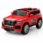 Voiture Électrique Enfant Toyota Land Cruiser rouge